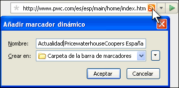 RSS - Suscribir con Firefox