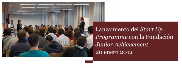 Lanzamiento del programa Start Up Programme con la Fundación Junior Achievement